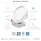 Luxrite 6 Inch Gimbal LED Recessed Downlight 5CCT 2700K-5000K 15W 1400LM Dimmable Wet Rated IC Rated LR23746-1PK - alternate 4
